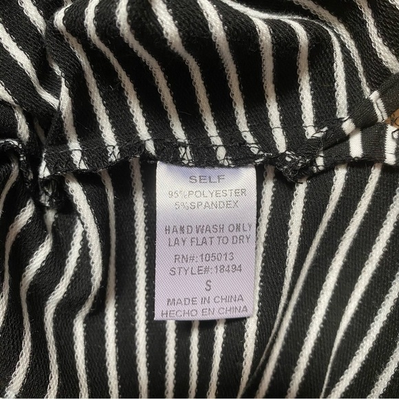 Savannah Jane Striped with Floral Embroidered Tank Top - Picture 7 of 9